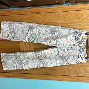 Rue 21 Graphic Grunge Jeans